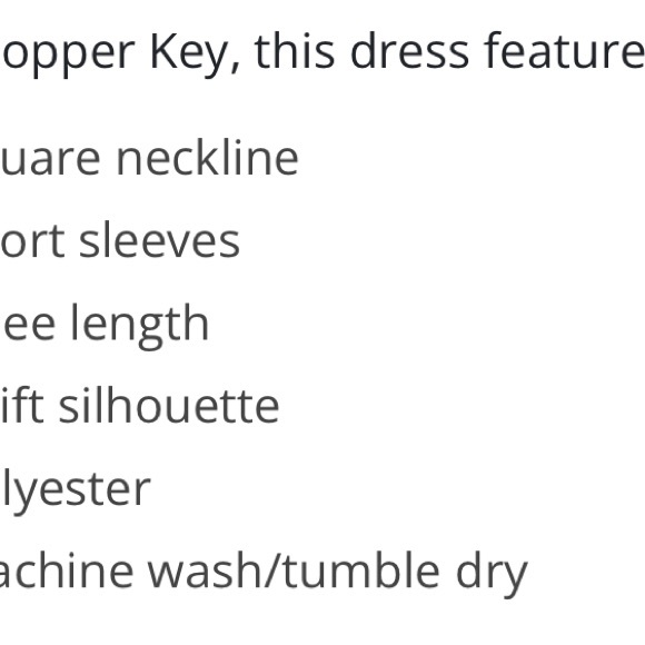 Copper Key Cap Sleeve Square Neck Jacquard Dress Size Medium NWT - Picture 10 of 10